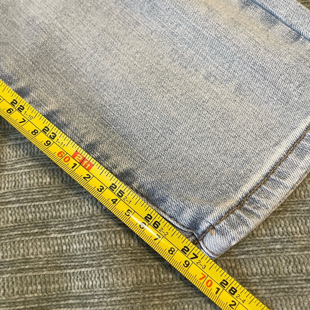 Judy Blue Mid Rise Boyfriend Distressed Skinny Jeans, Size 13 (31) - Picture 9 of 10